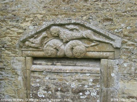 Recent Photograph of St Mary's Church (Norman Lintel) (Ampney St Mary)