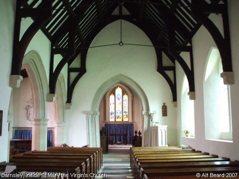 Recent Photograph of Inside St Mary the Virgin's Church (Barnsley)