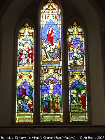 Recent Photograph of St Mary the Virgin's Church (East Window) (Barnsley)