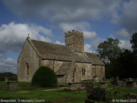 Recent Photograph of St Michael's Church (Brimpsfield)