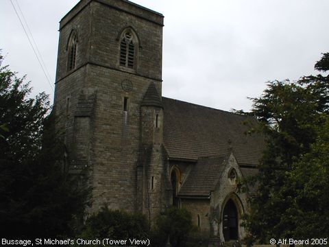 Recent Photograph of St Michael's Church (Tower View) (Bussage)