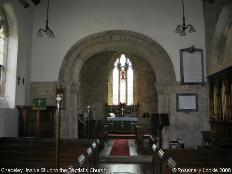 Recent Photograph of Inside St John the Baptist's Church (Chaceley)
