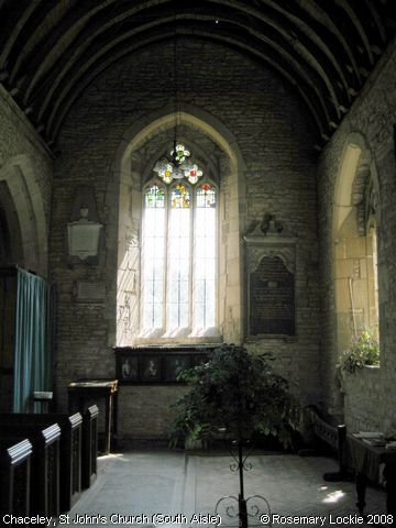 Recent Photograph of St John the Baptist's Church (South Aisle) (Chaceley)