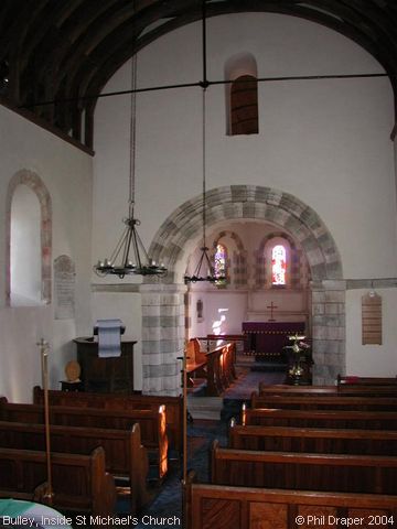 Recent Photograph of Inside St Michael's Church (Bulley)