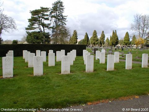Recent Photograph of Chesterton Cemetery (War Graves) (Cirencester)