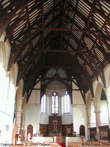 Recent Photograph of Inside St John's Church (Coleford)