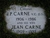 Gravestone of Colonel Carne