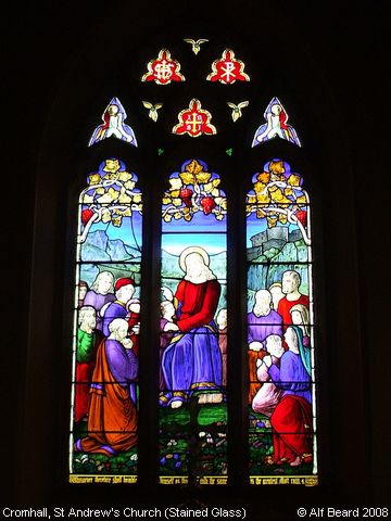 Recent Photograph of St Andrew's Church (Stained Glass) (Cromhall)
