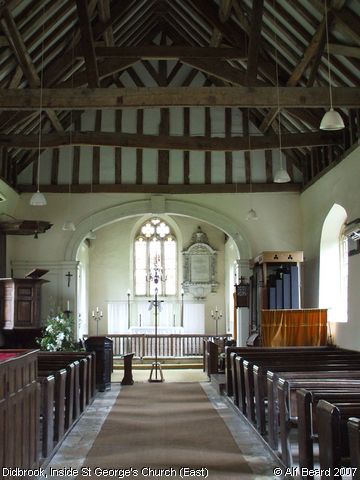 Recent Photograph of Inside St George's Church (East) (Didbrook)