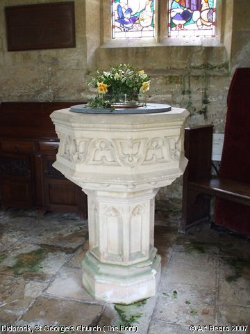 Recent Photograph of St George's Church (The Font) (Didbrook)