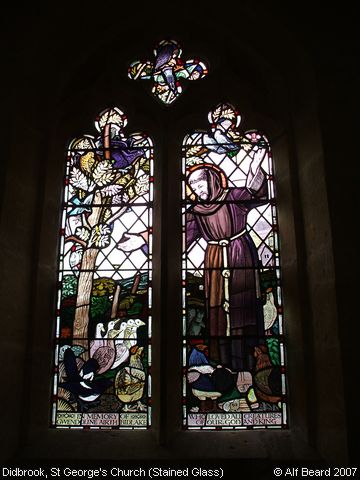 Recent Photograph of St George's Church (Stained Glass) (Didbrook)