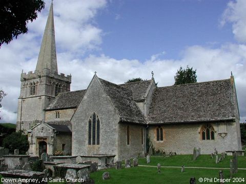 Recent Photograph of All Saints Church (Down Ampney)