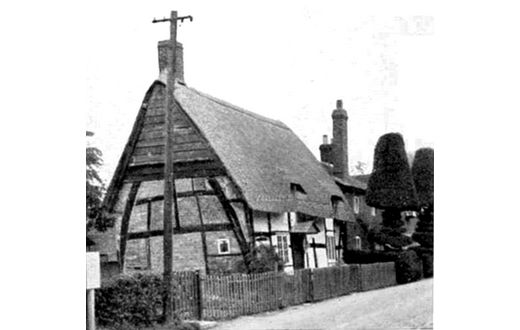Old Postcard of Ye Olde Cottage (Dymock)