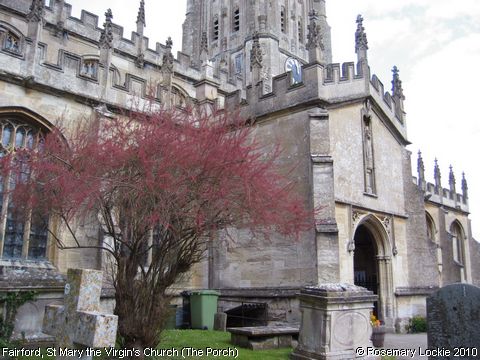 Recent Photograph of St Mary the Virgin's Church (The Porch) (Fairford)