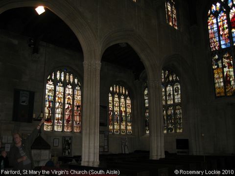 Recent Photograph of St Mary the Virgin's Church (South Aisle) (Fairford)