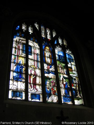 Recent Photograph of St Mary's Church (SE Window) (Fairford)