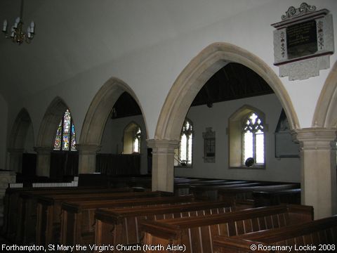 Recent Photograph of St Mary the Virgin's Church (North Aisle) (Forthampton)