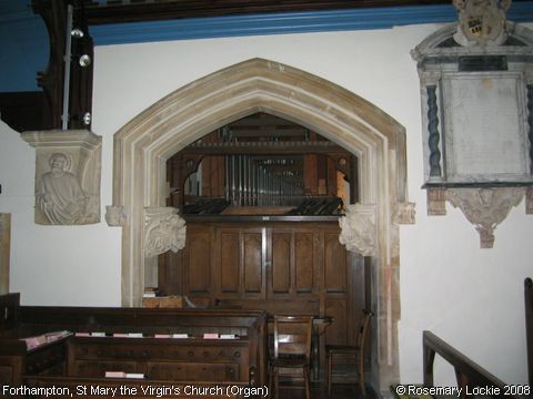 Recent Photograph of St Mary the Virgin's Church (Organ) (Forthampton)