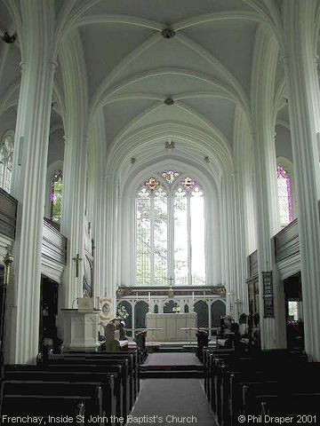 Recent Photograph of Inside St John the Baptist's Church (Frenchay)