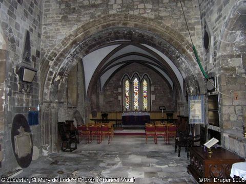 Recent Photograph of St Mary de Lode's Church (Chancel Vault) (Gloucester)