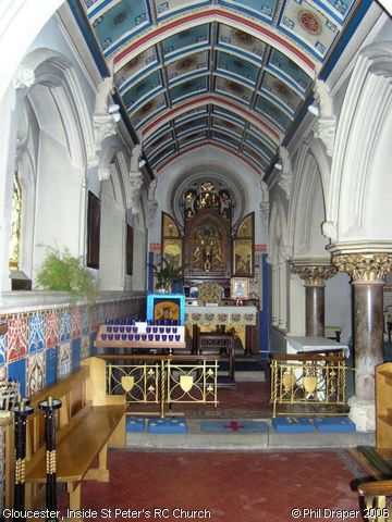 Recent Photograph of Inside St Peter's RC Church (Gloucester)