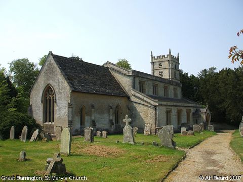 Recent Photograph of St Mary's Church (Great Barrington)