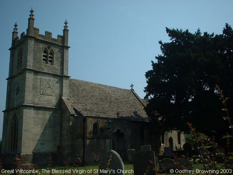 Recent Photograph of The Blessed Virgin St Mary's Church (Great Witcombe)