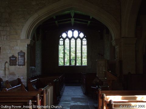 Recent Photograph of Inside St Michael's Church (Guiting Power)