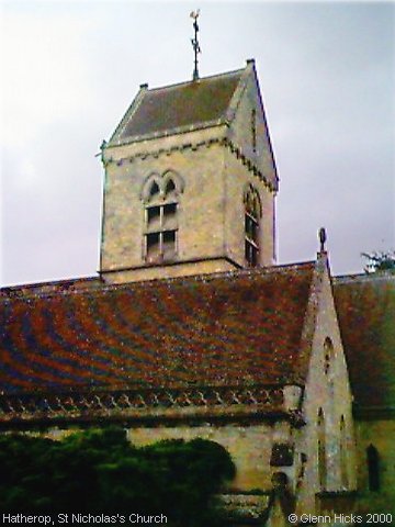 Recent Photograph of St Nicholas's Church (in 2000) (Hatherop)