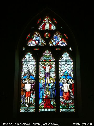 Recent Photograph of St Nicholas's Church (East Window) (Hatherop)