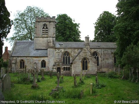 Recent Photograph of St Swithun's Church (South View) (Hempsted)