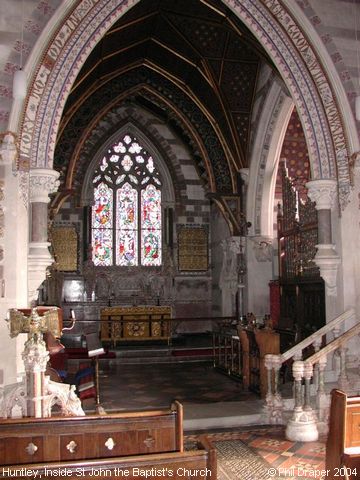 Recent Photograph of Inside St John the Baptist's Church (2004) (Huntley)