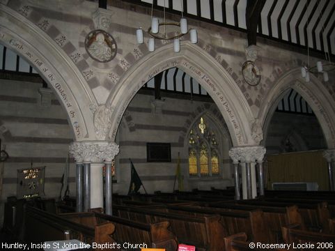Recent Photograph of Inside St John the Baptist's Church (2006) (Huntley)