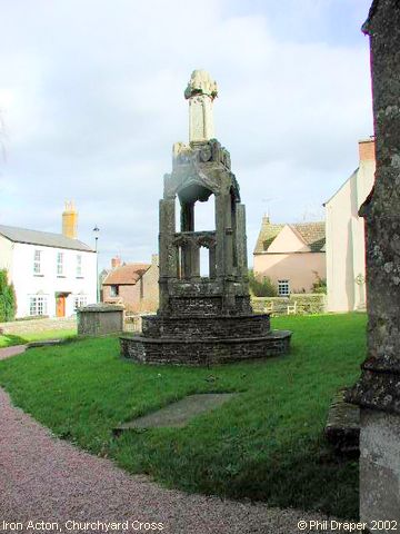 Recent Photograph of Churchyard Cross (St James's Church) (Iron Acton)