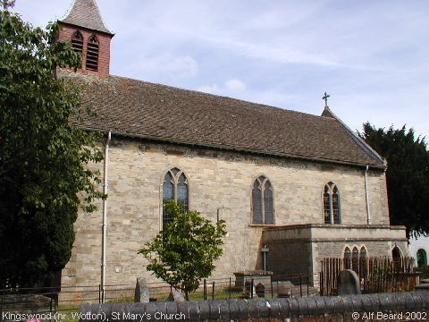 Recent Photograph of St Mary's Church (Kingswood by Wotton)