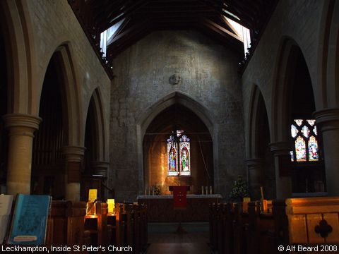 Recent Photograph of Inside St Peter's Church (Leckhampton)