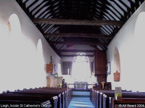 Recent Photograph of Inside St Catherine's Church (Leigh)
