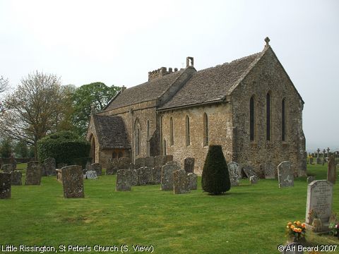 Recent Photograph of St Peter's Church (S. View) (Little Rissington)