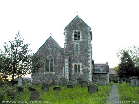 Recent Photograph of St Mary's Church (Littleton on Severn)