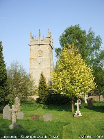 Recent Photograph of St James's Church (Tower) (Longborough)