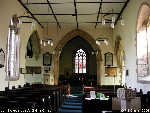 Recent Photograph of Inside All Saints Church (Longhope)
