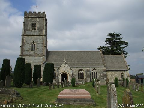 Recent Photograph of St Giles's Church (South View) (Maisemore)