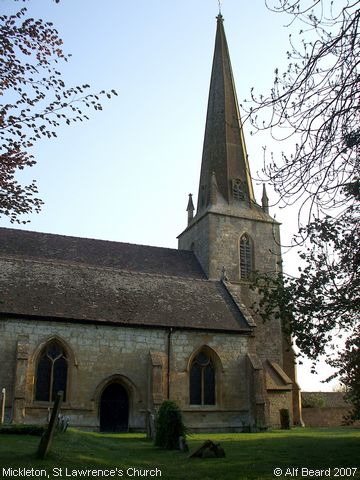 Recent Photograph of St Lawrence's Church (Mickleton)