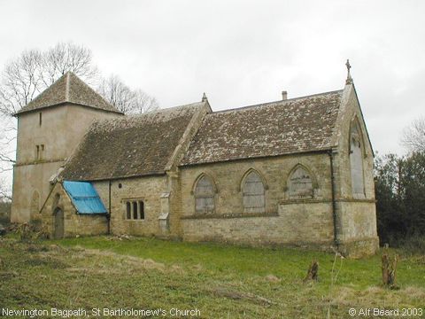 Recent Photograph of St Bartholomew's Church (Newington Bagpath)