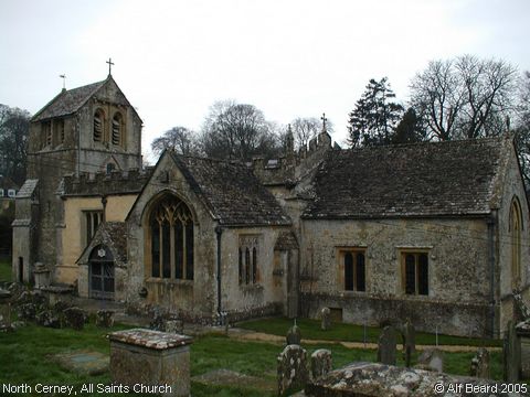 Recent Photograph of All Saints Church (North Cerney)