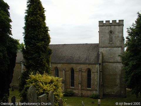 Recent Photograph of St Bartholomew's Church (Oakridge)