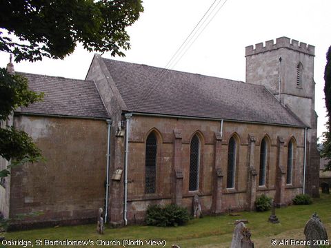 Recent Photograph of St Bartholomew's Church (North View) (Oakridge)