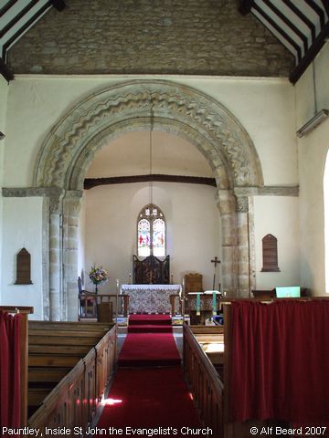 Recent Photograph of Inside St John the Evangelist's Church (Pauntley)
