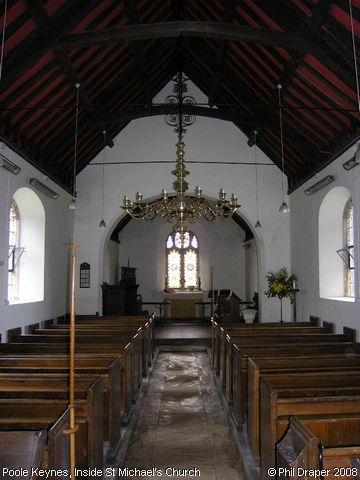 Recent Photograph of Inside St Michael's Church (Poole Keynes)