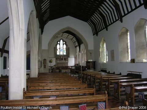 Recent Photograph of Inside St Michael's Church (Poulton)